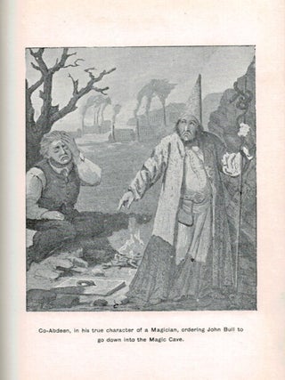 JOHN BULL AND HIS WONDERFUL LAMP. A New Reading on an Old Tale. By Homunculus (Thackeray). 1849. With Six Illustrations Designed by the Author.