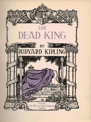 THE DEAD KING By Rudyard Kipling.