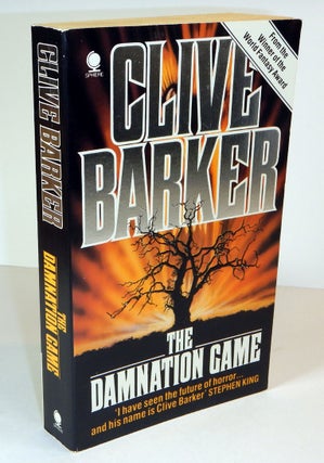 Item #4738 THE DAMNATION GAME. Inscribed by the Author. Clive BARKER
