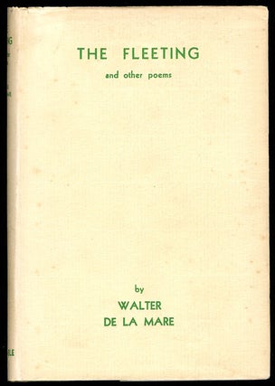 THE FLEETING And Other Poems.